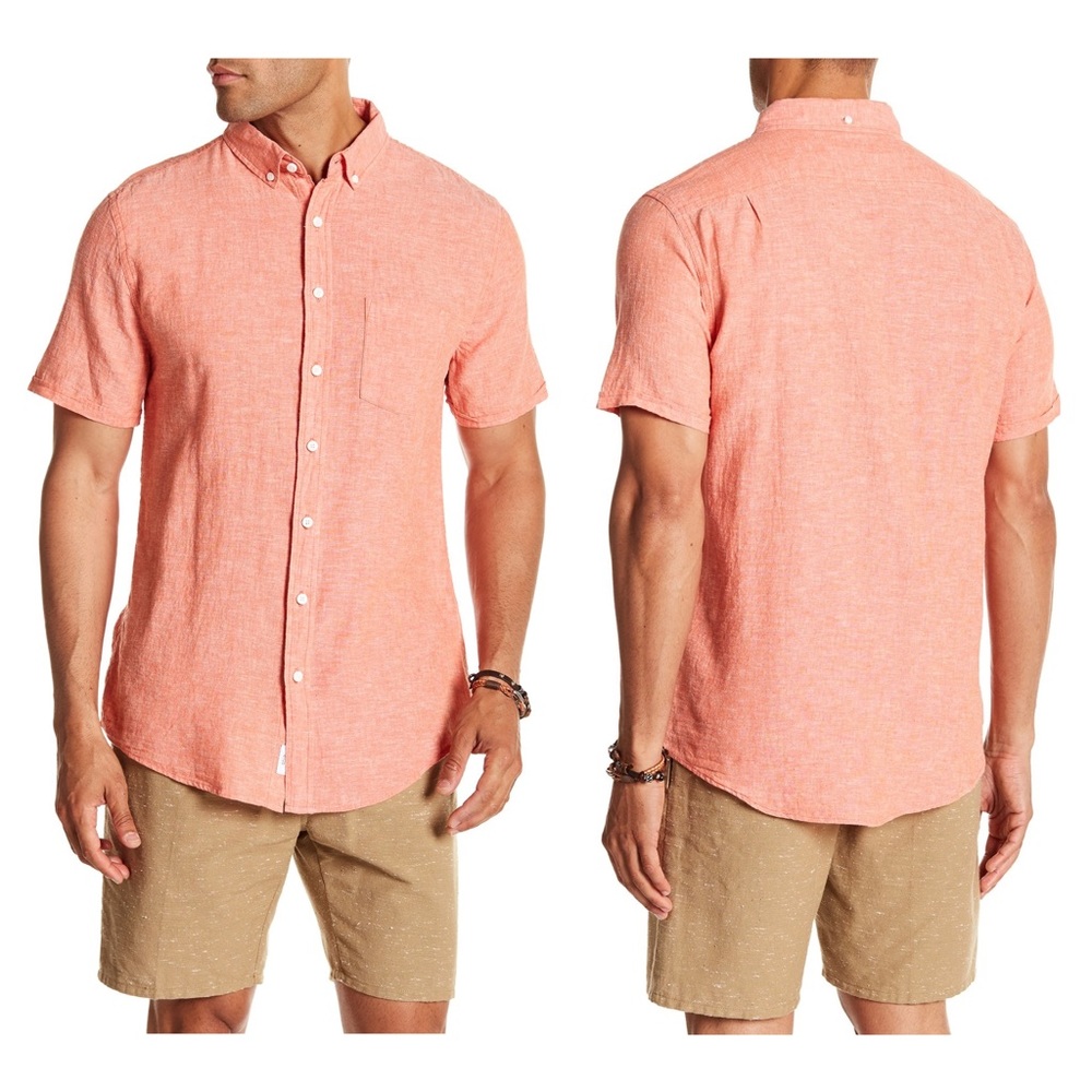 Men’s Onia Jack Linen Blend Shirt